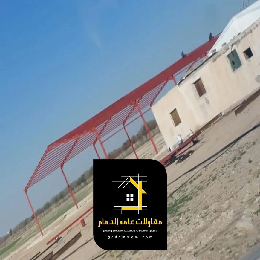 تركيب هناجر حديد بالجبيل