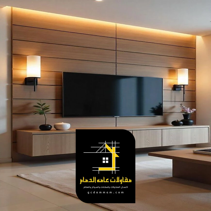 ديكور خلف التلفزيون الخبر